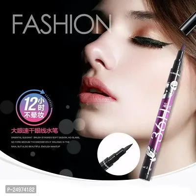 ADS Makeup Kit Color Series 8 Eyeshadow, 1 Power Cake, 8 Lip Color, 2 Blusher | with Black Eyeliner-thumb4