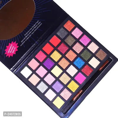 Eyeshadow Palette 35 Color Makeup Palette Eye Makeup High Pigmented Professional | Matte and Shimmery Finish-thumb4