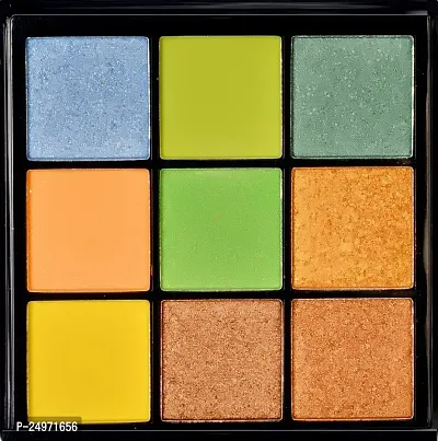 IGOODCO Secret 9 Pigmented colors Eyeshadow Palette with 2 Color Highlighter + 2 Blush |Long wearing and Easily Blendable Eye  Face makeup Palette | Matte, Shimmers and Metallic | (Shade - 01)-thumb4