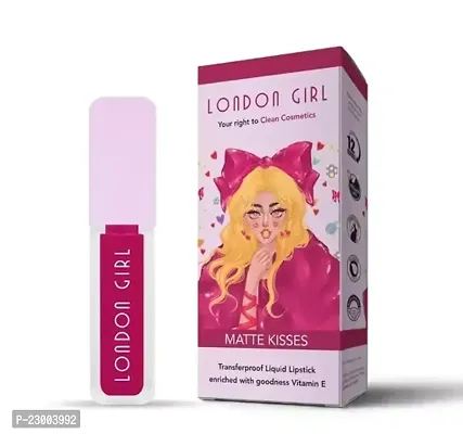 Useful London Girl Matte Kisses Liquid Lipstick 08 West End, Fuchsia 3 Ml-thumb0