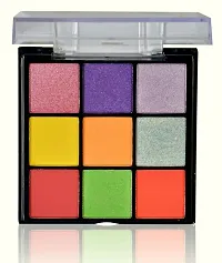 IGOODCO Secret 9 Pigmented colors Eyeshadow Palette with 2 Color Highlighter + 2 Blush |Long wearing and Easily Blendable Eye  Face makeup Palette | Matte, Shimmers and Metallic | (Shade - 02)-thumb1