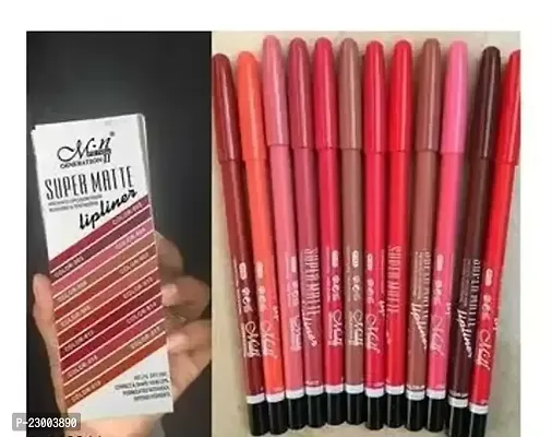 Useful Super Matte Lipliner Pack Of 12