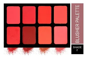 Blush Palette with highly blendable shades | Ultra Pigmented Blusher for a Natural Flush | 8 Multicolor | Shade-2-thumb1