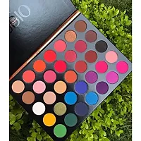 Eyeshadow Palette 35 Colors Mattes  Shimmers High Pigmented Color Palette 35 g (Multicolor)-thumb1