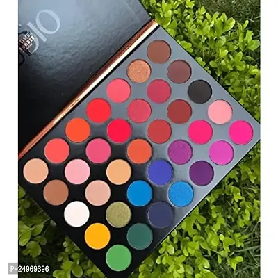 Eyeshadow Palette 35 Colors Mattes  Shimmers High Pigmented Color Palette 35 g (Multicolor)-thumb2