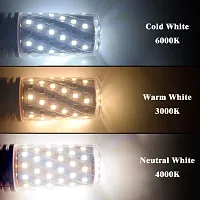 Tricolor LED bulb 6+6 Watt Filament, 420 Lumens | 3 Color Warm-white, Cool-white, and Natural-white light | (Pack of 2)-thumb3