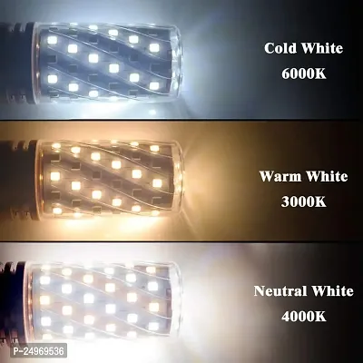 Tricolor LED bulb 6+6 Watt Filament, 420 Lumens | 3 Color Warm-white, Cool-white, and Natural-white light | (Pack of 2)-thumb4