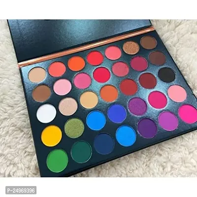 Eyeshadow Palette 35 Colors Mattes  Shimmers High Pigmented Color Palette 35 g (Multicolor)-thumb5