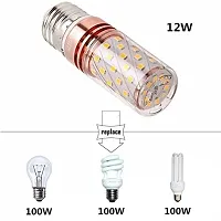 Tricolor LED bulb 6+6 Watt Filament, 420 Lumens | 3 Color Warm-white, Cool-white, and Natural-white light | (Pack of 2)-thumb4