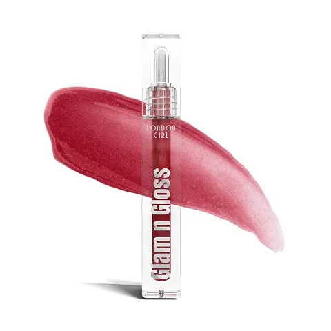 London Girl Glam n Gloss Lip Gloss Plump-Up Light weight Lipgloss with Shine Glossy Finish for Fuller and Plump Lips