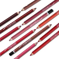 Tiny Deal Waterproof Professional Matte Super Matte Lip Liner Pencil - Set of 12-thumb2