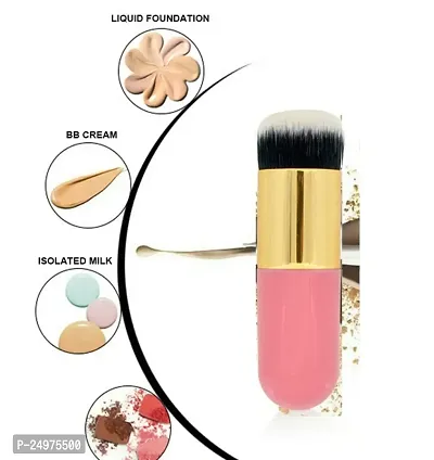 Foundation Makeup Brush for Liquid, Cream, and Powder - Buffing, Blending, Flawless Face Brush Cream Makeup Brushes-thumb3