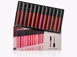 Matte Liquid Lipstick Long lasting Transferproof and Waterproof Lasts Up to 12 hours Liquid Lipsticks | Combo Set - 12 Pcs-thumb3