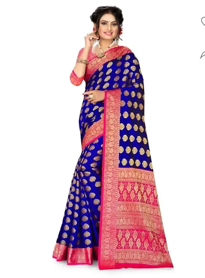 Elegant Jacquard Saree with Blouse piece