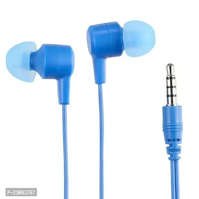 Stylish In-ear Wired 3.5 MM Single Pin Headphones With Microphone