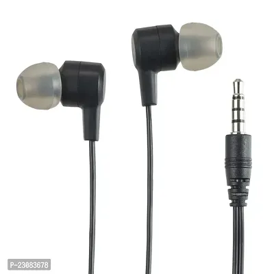 Stylish In-ear Wired 3.5 MM Single Pin Headphones With Microphone-thumb0