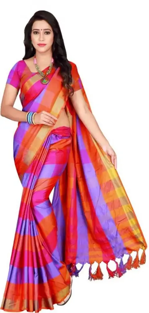 Cotton Silk Daily Wear Sarees with Blouse Piece