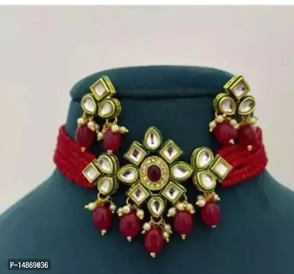 Trendy Multicoloured Alloy Jewellery Set For Women-thumb0