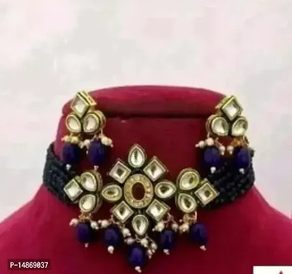 Trendy Multicoloured Alloy Jewellery Set For Women