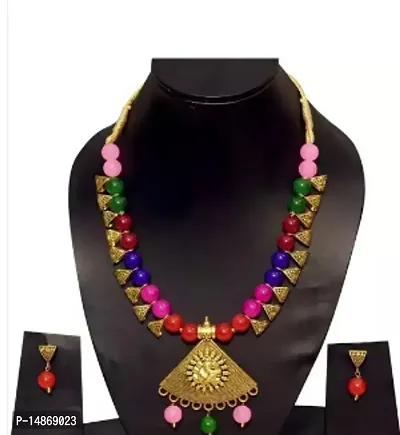 Trendy Multicoloured Alloy Jewellery Set For Women-thumb0