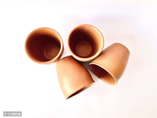 Pottery Town| Ceramic Tea Mugs Cups Coffee Mugs Big Kulhad/kullar Set of 6