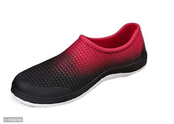 Stylish Magenta PU Solid Loafers For Men