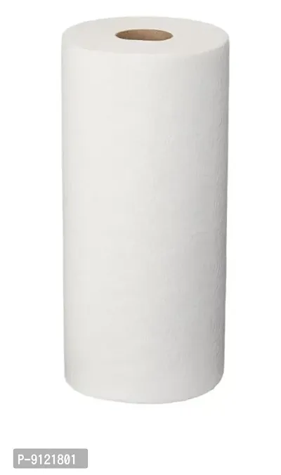 White Toilet Tissue Paper Roll 2 ply Pack Of 1-thumb0