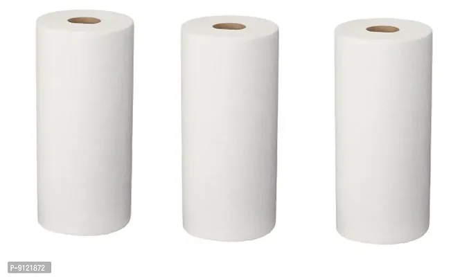 Premium Quality White Toilet Tissue Paper Roll 3 ply Pack of 3-thumb0