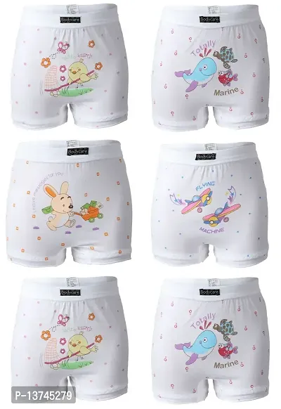 BODYCARE Boy's Cotton Bloomer (Pack Of 6) (305ABCDAB-75_Multicolor_9 Years-10 Years)