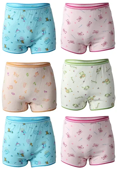 BODYCARE Girls' Bloomers (Pack of 6)