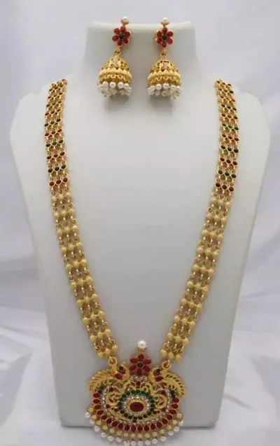 Gold Plated Alloy Necklace Set Combo