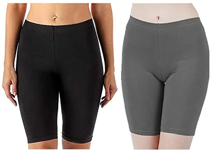 Elegant Regular Shorts For Women Pack of 2