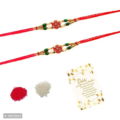 Tradinational Rakhi Set for Brother Sister,raksha Bandhan, rakhi set for only Brothers Rakhi Set Toon Stone Rakhi Set Sister Rakhi Bhai Rakhi Set Designer Rakhi Sethellip;