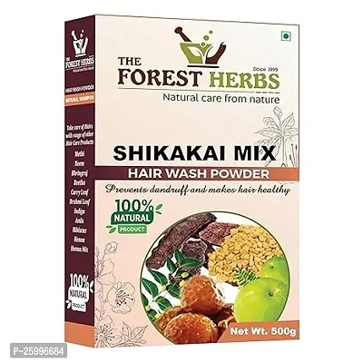 The Forest Herbs Natural Care From Nature Organic Hair Shampoo With Amla, Reetha, Shikakai, Bhringraj, Hibiscus, Neem Methi For Hair Wash (Advanced Herbal Shampoo) 500G
