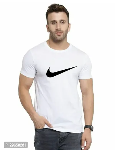 Reliable Cotton Blend Round Neck T-Shirt For Men-thumb0