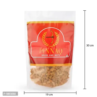 Pinnaq Spices And Nuts Dry Fruits Premium Seedless Raisins (Silver) Raisins Kishmish Small-150Gms