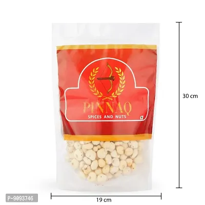 Pinnaq Spices And Nuts Dry Fruits Lotus Seed Pop/Gorgon Nut Puffed Kernels,Fox Nut (Phool Makhana 150 gm) Fox Nut  (150 g)-thumb0