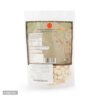 Pinnaq Spices And Nuts Dry Fruits Lotus Seed Pop/Gorgon Nut Puffed Kernels,Fox Nut (Phool Makhana 150 gm) Fox Nut  (150 g)-thumb5