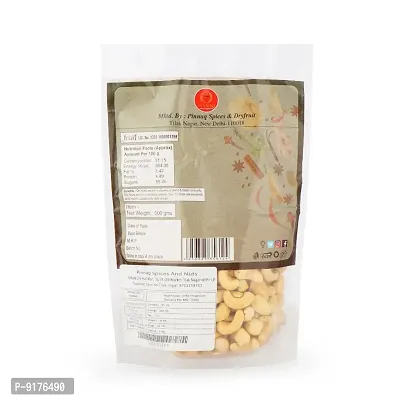 Pinnaq Spices And Nuts Cashews Dry Fruits Cashews Nuts Kaju 400 no -450Gms-thumb3