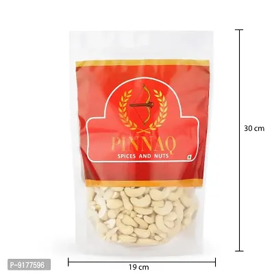 Pinnaq Spices And Nuts Cashews Dry Fruits Cashews Nuts Kaju Crispy  Plain 210 no -450Gms