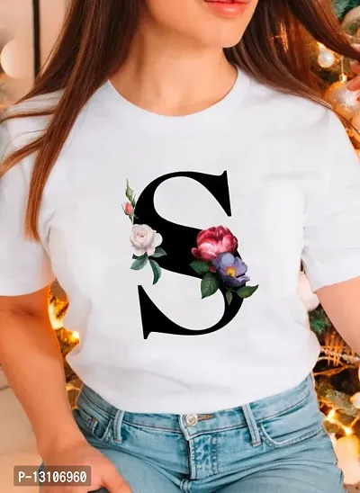 Classic Polyester Printed Tshirt for Women