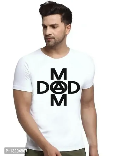 BQF MENS ROUND NECK PRINTED TSHIRT-SELF DESIGN