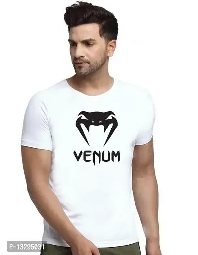 BQF MENS ROUND NECK PRINTED TSHIRT-SELF DESIGN