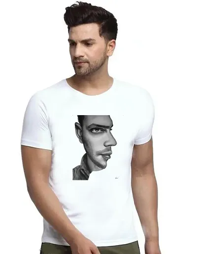 Trendy Polyester Tees For Men 