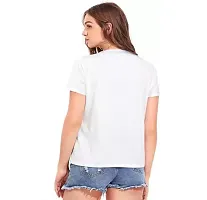 Classic Polyester Printed Tshirt for Women-thumb1