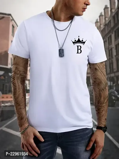 BQF-WHITE PRINTED MENS T-SHIRT-thumb0