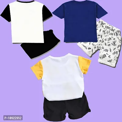 Stylish Printed Kids Boys Girls Clothing Sets Pack Of 3-thumb2