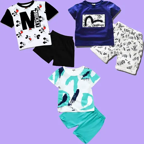 Best Selling T-Shirts with Shorts for boys