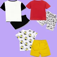 Stylish Printed Kids Boys Girls Clothing Sets Pack Of 3-thumb1