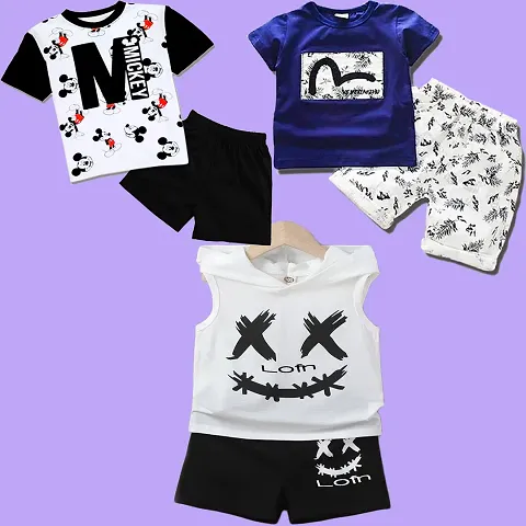 Best Selling T-Shirts with Shorts for boys